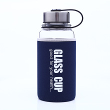 Neues Design Auslaufsicherer Tee Infuse Glas Wasser Trinkflasche Wiederverwendbare Glas Saftflaschen